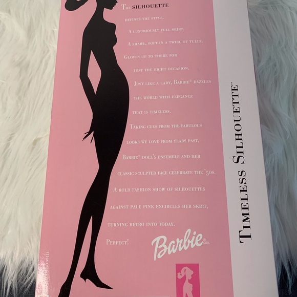 Collectable Vintage Barbie 2000 Pink and Black Silhouette Box - Picture 2 of 8